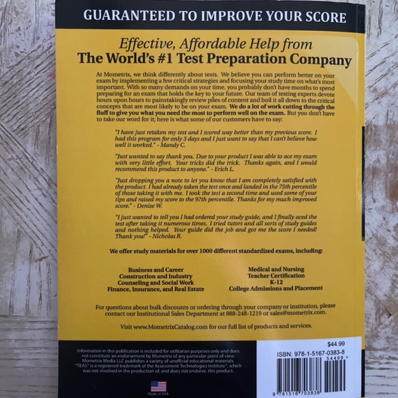 ATI TEAS Study manual - Picture 2 of 2